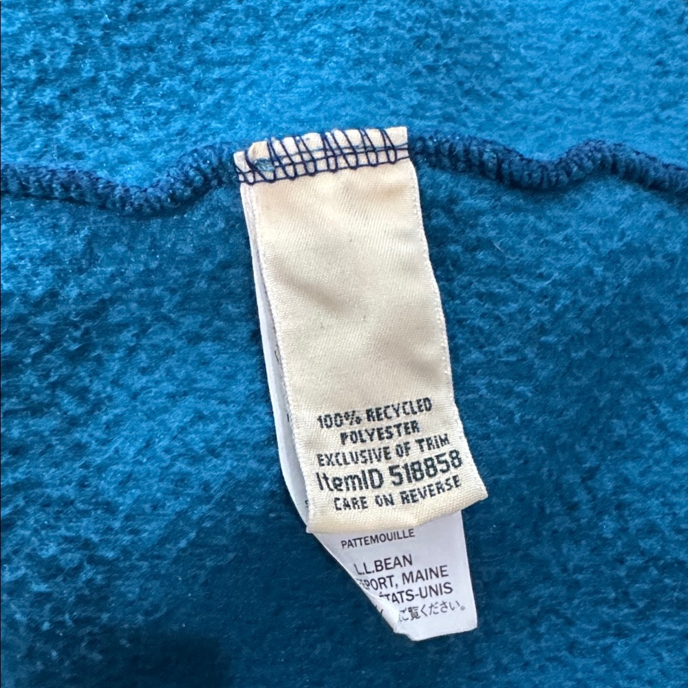 L.L. Bean Color Block Fleece Jacket - image 4